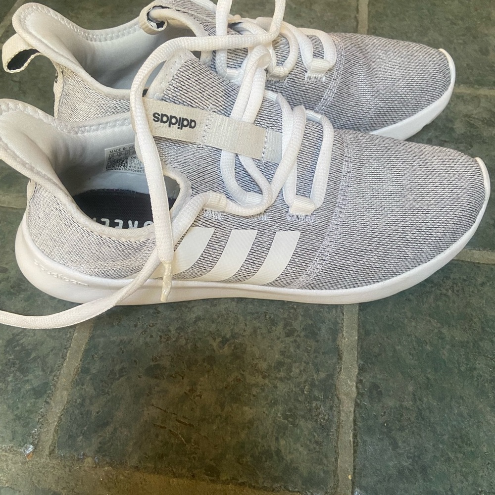 Adidas Black and White Athletic Shoes